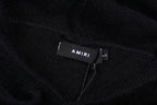 AMIRI Cotton V-Neck Bones Cardigan Sweater Black