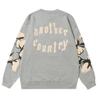 Denim Tears Kapok Pattern Printed Sweatshirts