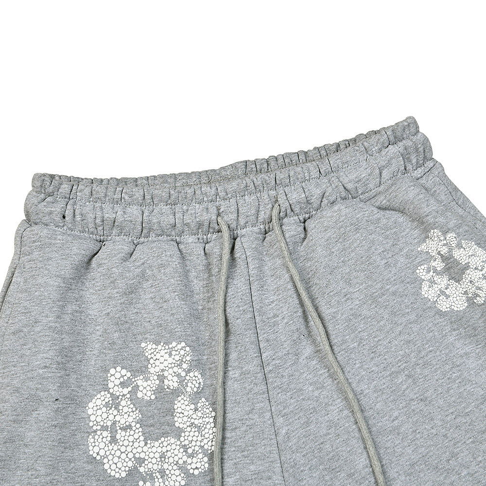 Denim Tears Crystal Patch Cotton logo Design Shorts