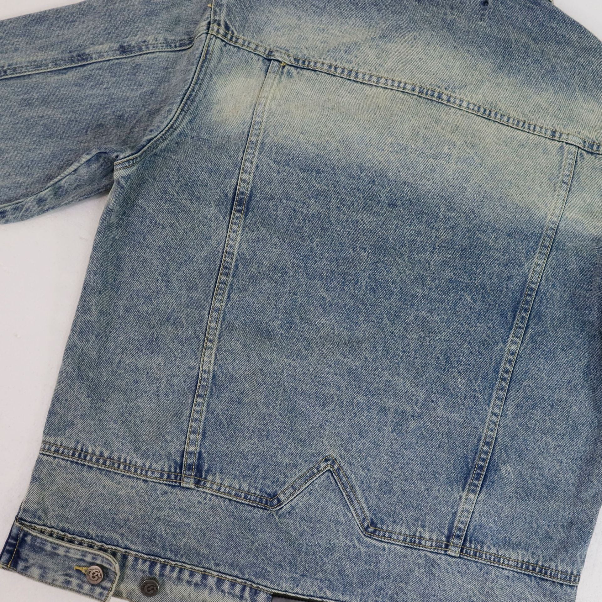 Godspeed Embroidered Letter Denim Jacket